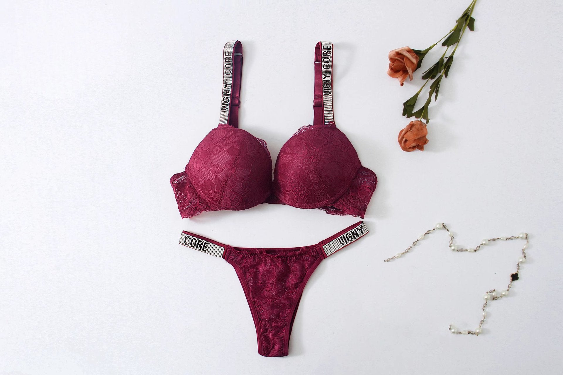 The Pretty Push Up Bra & Underwear Set