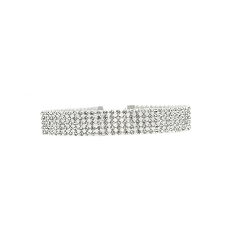 Thick Rhinestone Choker Necklace