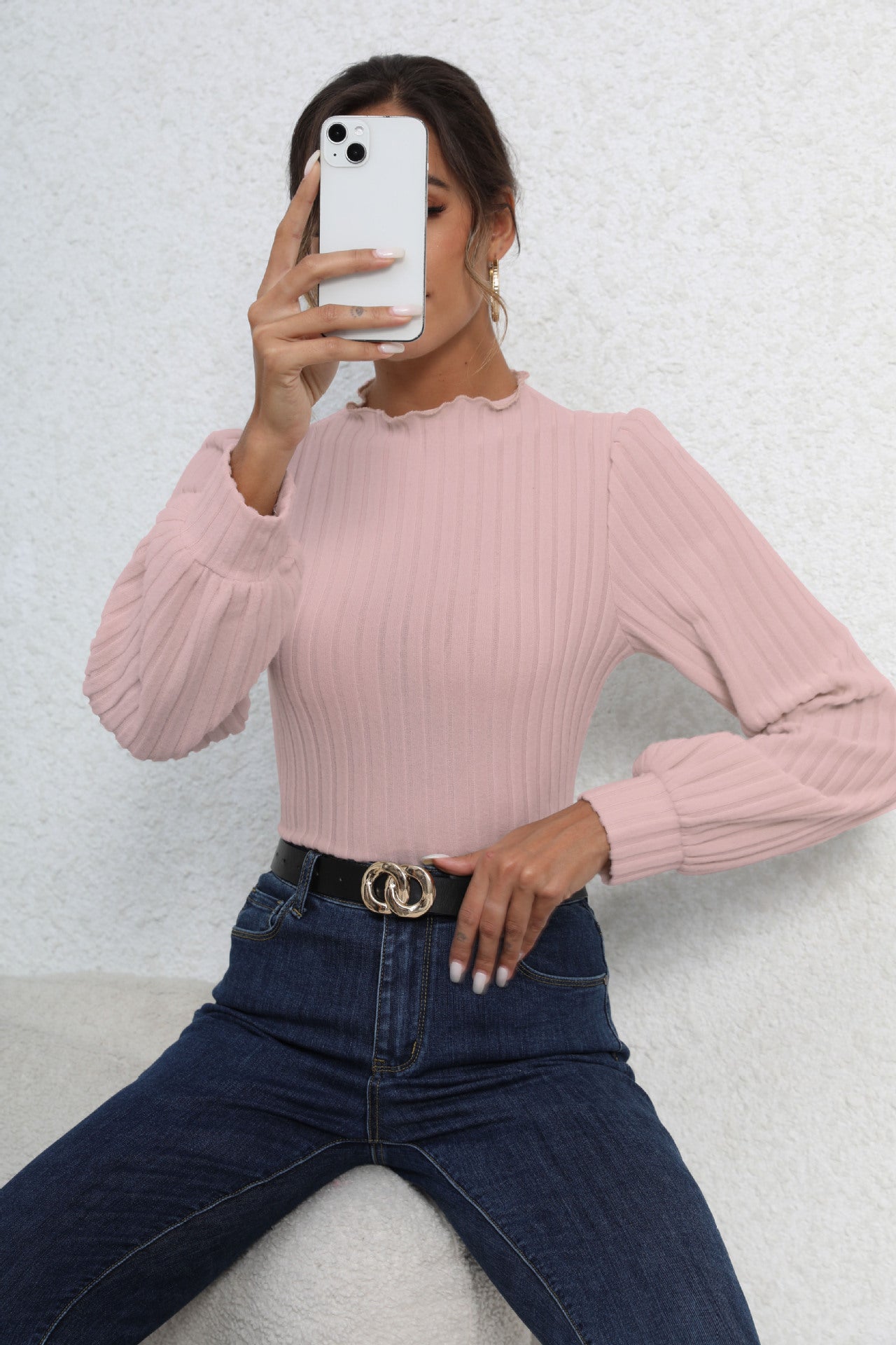 Millie Mock-Neck Bodysuit