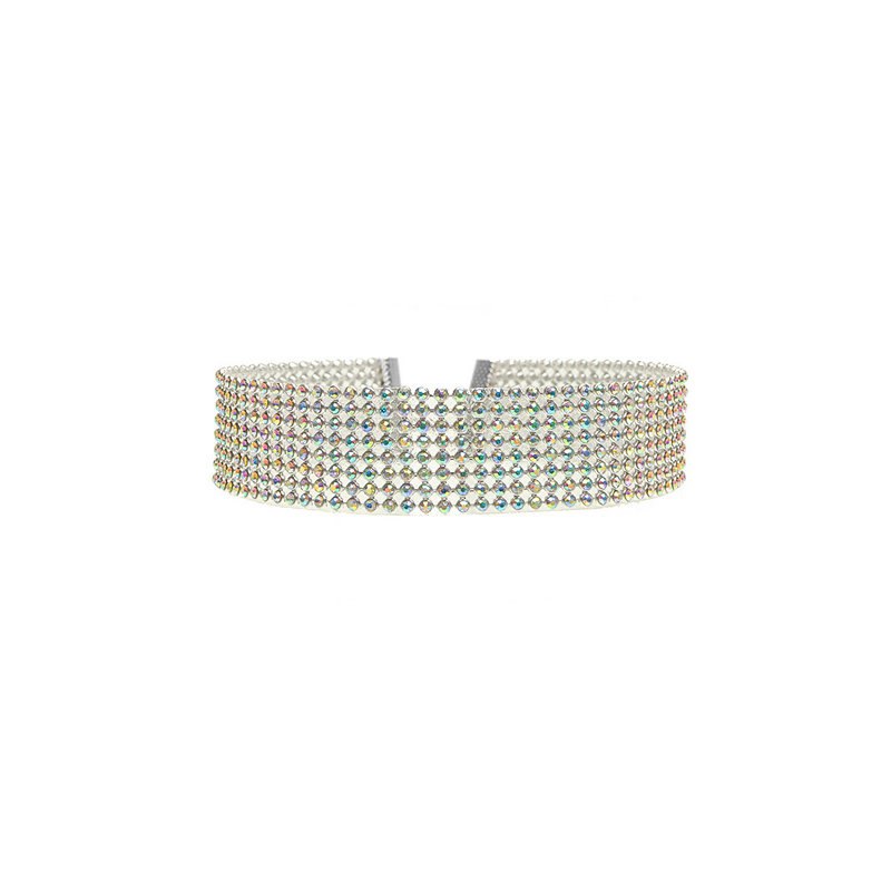 Thick Rhinestone Choker Necklace