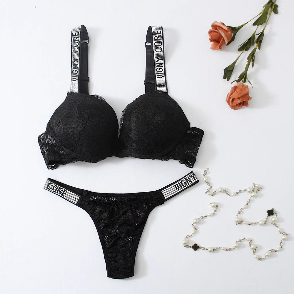 The Pretty Push Up Bra & Underwear Set