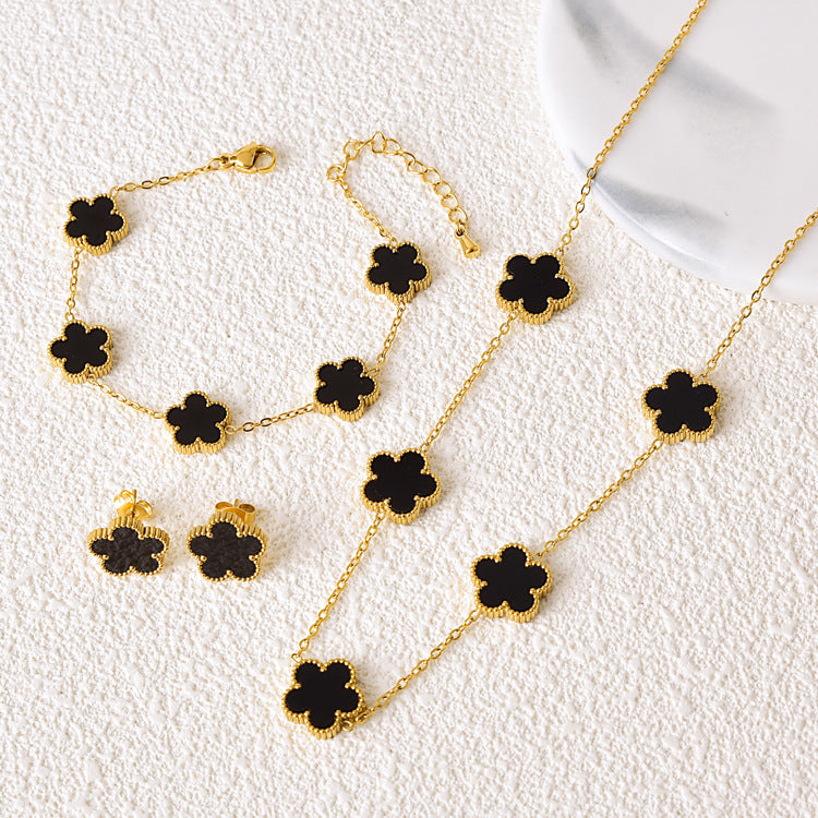 Flower Jewelry Set