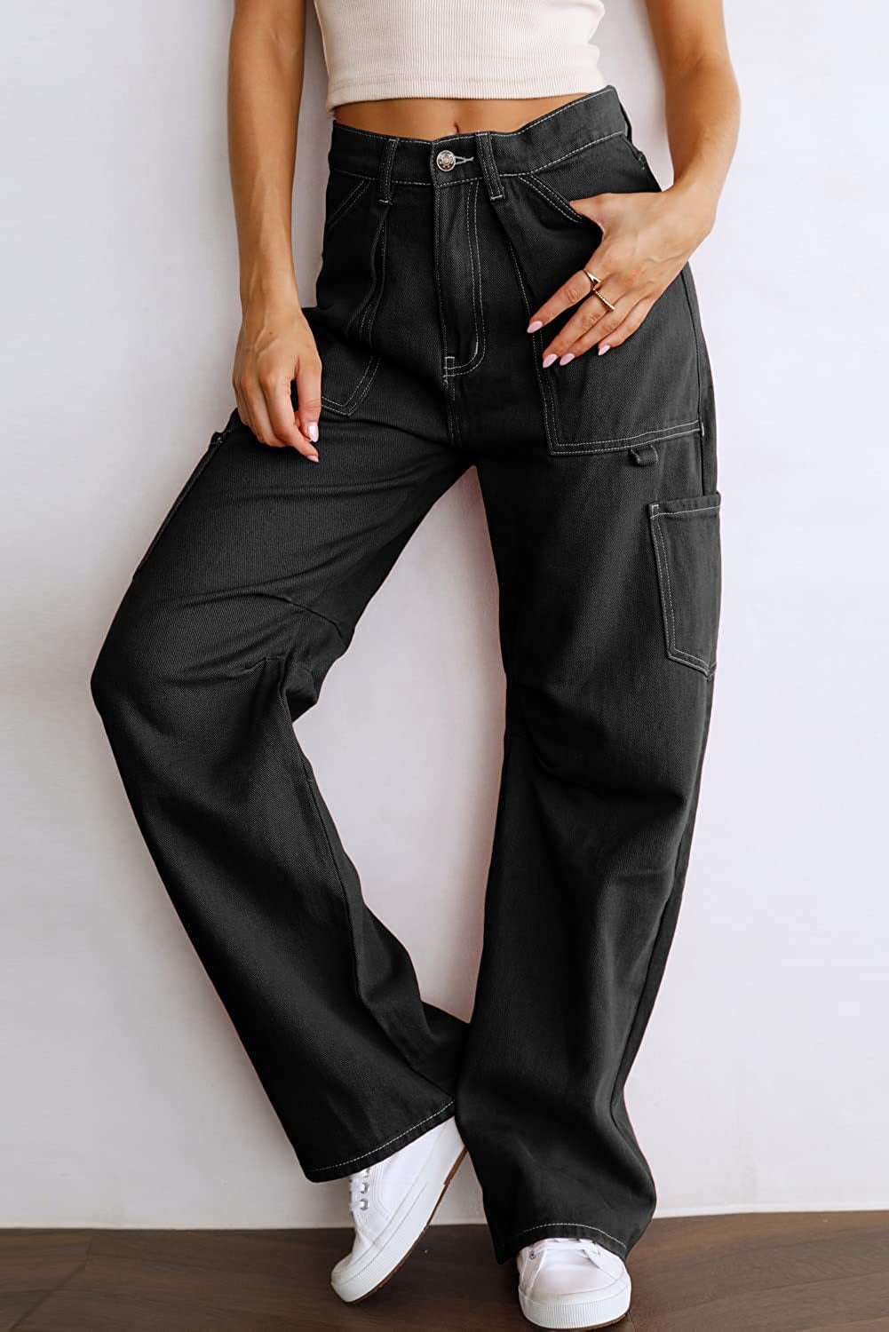 The Winnie Wide Legged Cargo Trousers