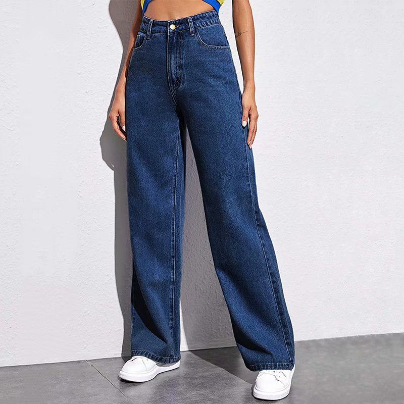 Costa High Waist Wide Leg Jeans