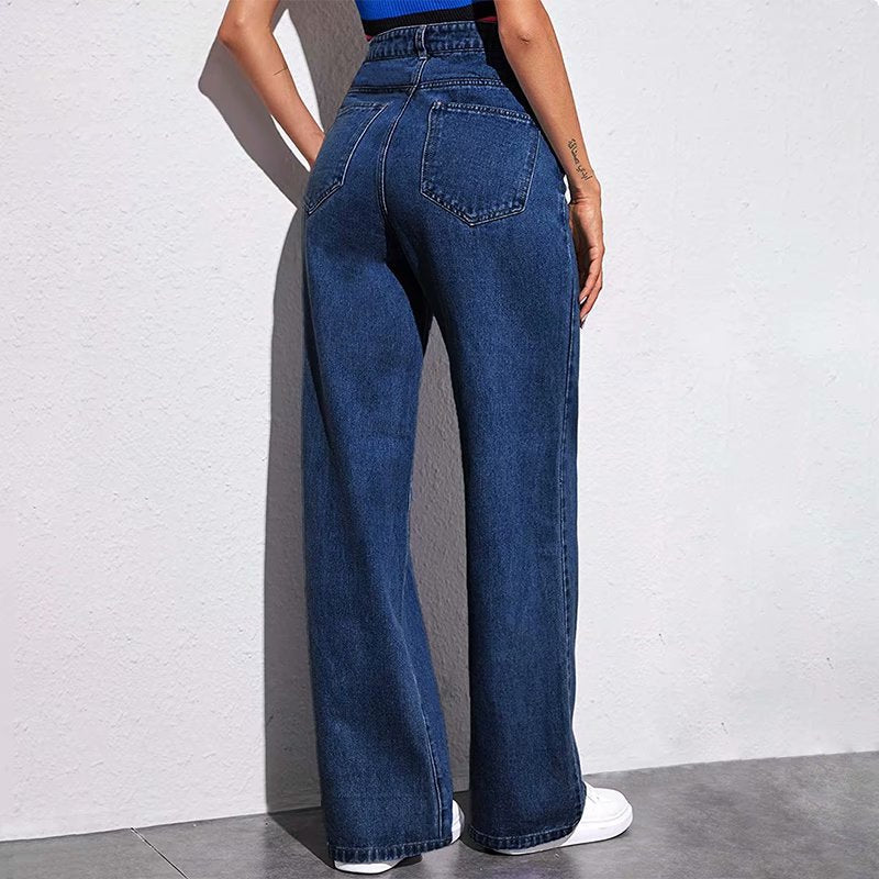 Costa High Waist Wide Leg Jeans