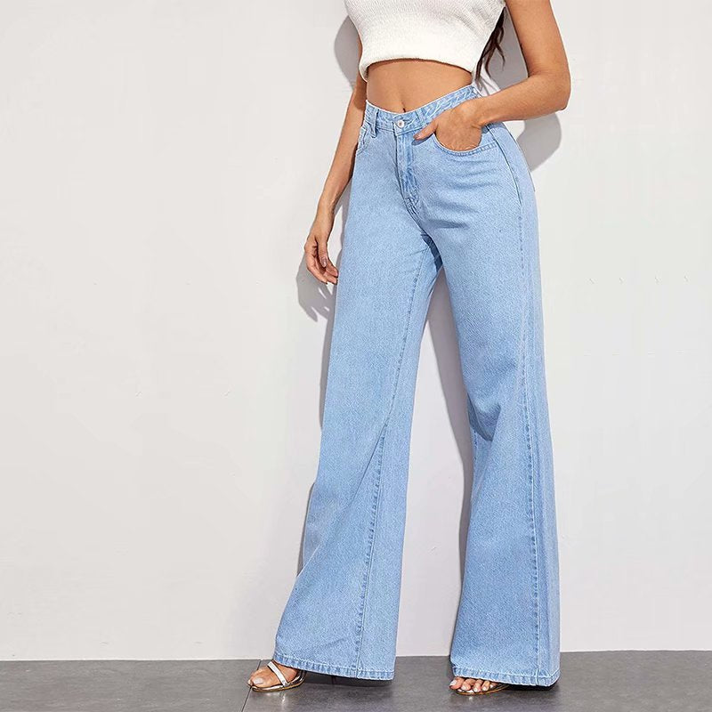 Costa High Waist Wide Leg Jeans