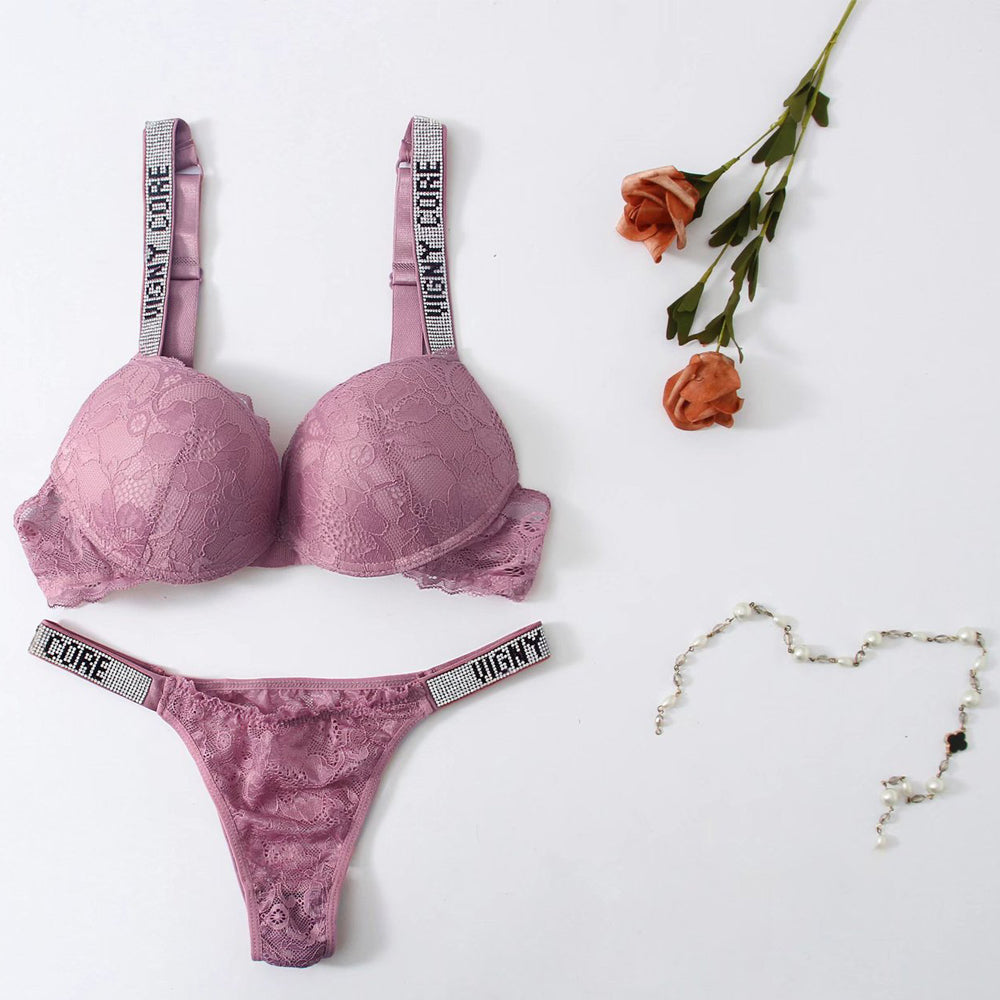 The Pretty Push Up Bra & Underwear Set